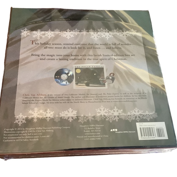 The Polar Express Holiday Gift Set DVD Book Bell New Sealed - Picture 2 of 2
